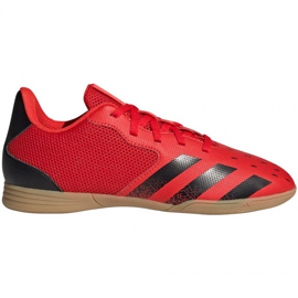 Adidas Predator Freak.4 In Jr FY6329 fodboldstøvler rød appelsiner og røde