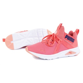 Puma Enzo 2 Sparkle Jr 194573 03 sort lyserød