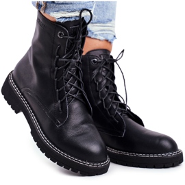 Kvindestøvler Big Star Black GG274596 sort