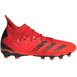 Adidas Predator Freak.3 Mg M FY6303 fodboldstøvler flerfarvet appelsiner og røde