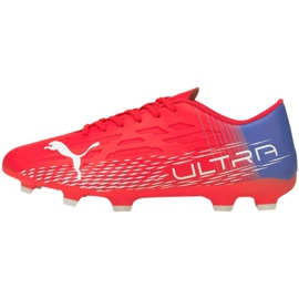 Fodboldstøvler Puma Ultra 4.3 Fg Ag M 106532 01 rød appelsiner og røde