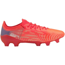 Fodboldstøvler Puma Ultra 1.3 Fg Ag M 106477 02 rød appelsiner og røde