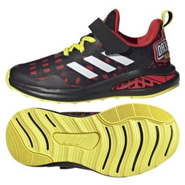 Adidas FortaRun Superhero C Jr H67853 sko sort rød gul