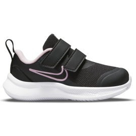 Nike Star Runner 3 (TDV) Jr DA2778-002 sko sort grøn