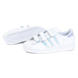 Adidas Superstar Cf C FV3655 sko hvid sort
