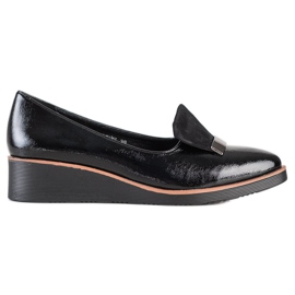 W. Potocki Brogues med en ruskindindsats sort