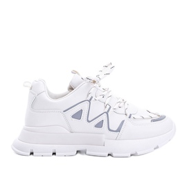 Beige sneakers med reflekterende Filua -skær