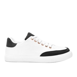 Brighton sorte og hvide sneakers