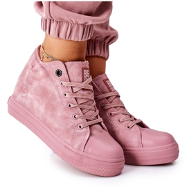 Læder Sneakers Big Star II274092 Pink lyserød