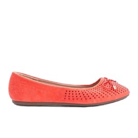 Orange ballerinaer med en Larissa bue