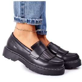 Leather Loafers Big Star II274100 Sort