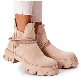 PS1 Varme støvler Jodhpur støvler Beige God idé