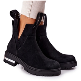 PS1 Varme støvler Jodhpur støvler med lynlås Black My Way sort