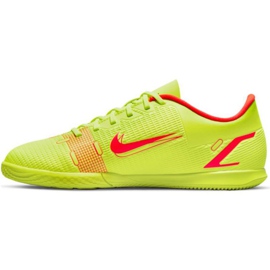 Nike Mercurial Vapor 14 Club Ic Jr CV0826 760 fodboldsko gul grøn