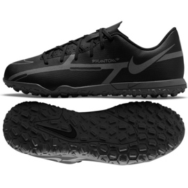 Nike Phantom GT2 Club Tf Jr DC0827 004 fodboldsko sort sort