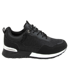 Sorte kvinders sportssko YL-52 Sort