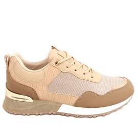 Beige sportssko til kvinder YL-52 Khaki