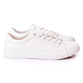 Mænds læder -sneakers Big Star II174028 Hvid