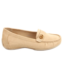 Kvinder beige loafers H8192 Beis