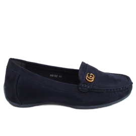 Kvinder marineblå loafers H8192 Azul marine blå