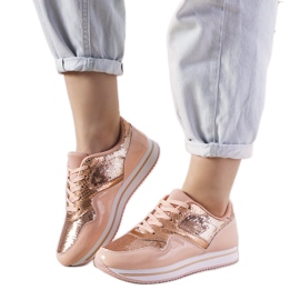 Pink Adeyla lakerede sneakers lyserød
