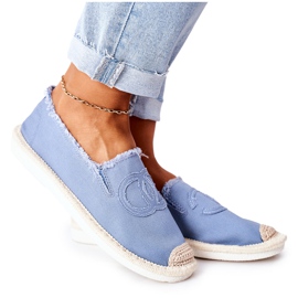 PS1 Klassisk blå Flaure Espadrilles til kvinder