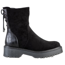 J. Star Ruskindarbejdere med binding sort