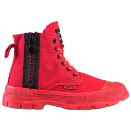 Goodin Originale høje sneakers rød
