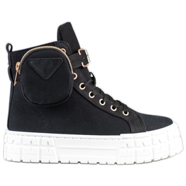 Goodin Sneakers på Paltform med en lomme sort