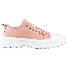 Goodin Sneakers på platformen lyserød