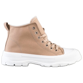 Goodin Høje brune sneakers