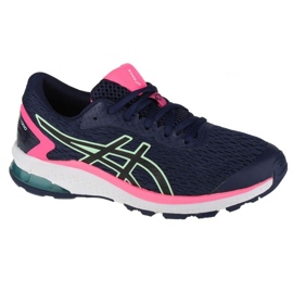 Asics GT-1000 9 Gs Jr 1014A150-400 marine blå lyserød