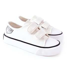 Børnesneakers med velcro Big Star FF374061 Hvid