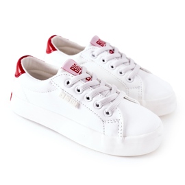 Børneskinnesneakers Big Star DD374134 Hvid