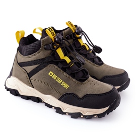 Trekkingsko til børn Big Star GG374047 Khaki grøn