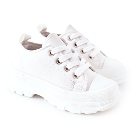FR1 Børnesneakers Hvid rejsetid ['hvid']