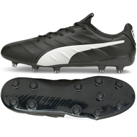 Puma King Platinum 21 FG/AG 106478 01 fodboldsko sort sort