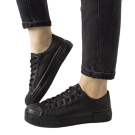 Sort Big Star Gooby sneakers til kvinder