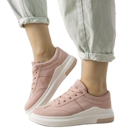Millies lyserøde kvinders sneakers