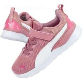 Puma Anzarun Lite Metallic Ac Jr 373177 01 blå lyserød