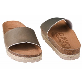 Geographical Norway Geografisk Norge Sandalias Baja Verano flip-flops W GNW20406-27 gylden