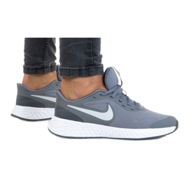 Nike Rebolution 5 (GS) W BQ5671-004 sko grå