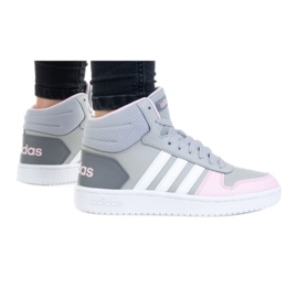 Adidas Hoops Mid 2.0 K GZ7772 sko sort