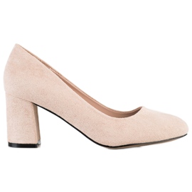 Sabatina Pumper på en søjle beige