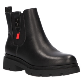 Kvinders sorte støvler Filippo DBT3085 / 21 BK