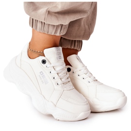 Sportssko til kvinder Memory Foam Big Star II274359 Hvid