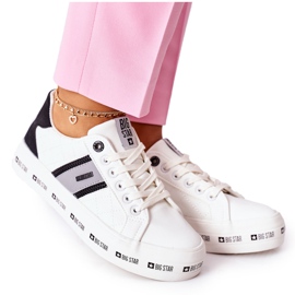 Læder Sneakers På The Big Star II274071 Hvid Platform