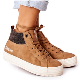 Højisolerede sneakers Big Star II274145 Camel brun