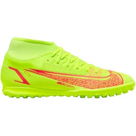 Nike Mercurial Superfly 8 Club Tf M CV0955 760 fodboldsko gul gule