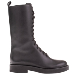 Marco Shoes Lucia snørestøvler sort